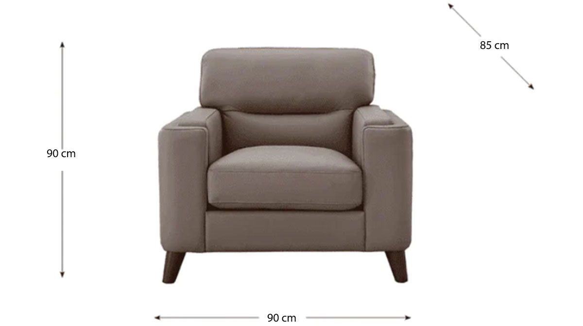 Sofa đơn bọc da sang trọng SFBT156